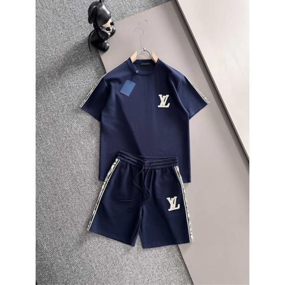 Louis Vuitton Spring/Summer New Casual Short-Sleeve Shorts Set